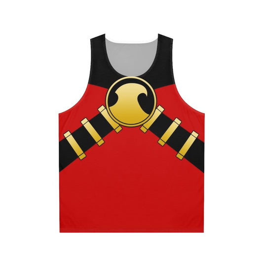 Red Robin graphic unisex tank top
