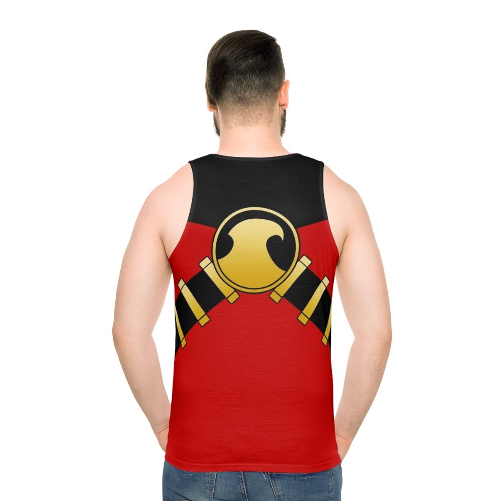 Red Robin graphic unisex tank top