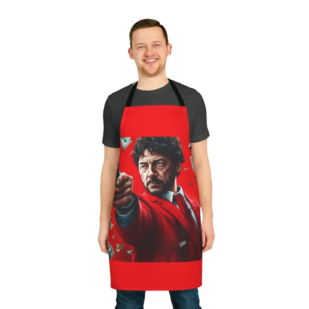 Red suit inspired apron for Money Heist fans