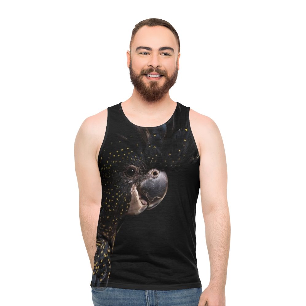 Red-Tailed Black Cockatoo Unisex Tank Top