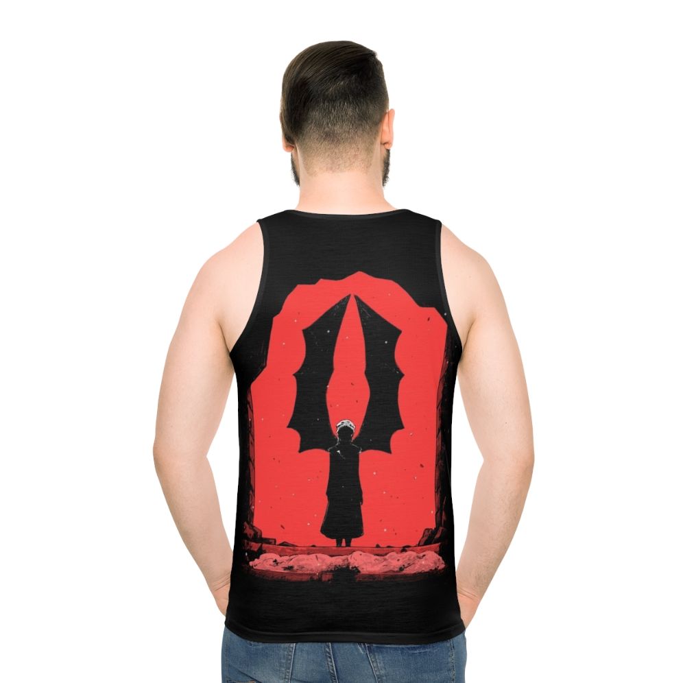 Red Wings of Fire and Blood Unisex Tank Top