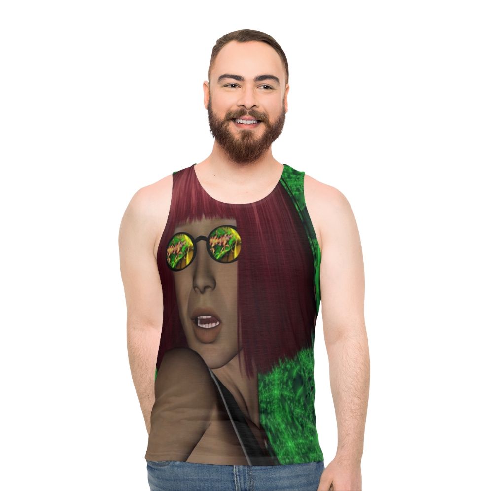Reflection Unisex Abstract Graphic Tank Top