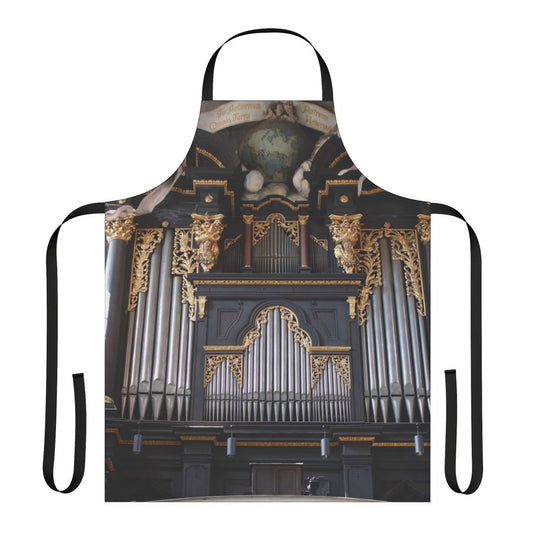 Apron featuring the historic pipe organ at St. Emmeram Regensburg