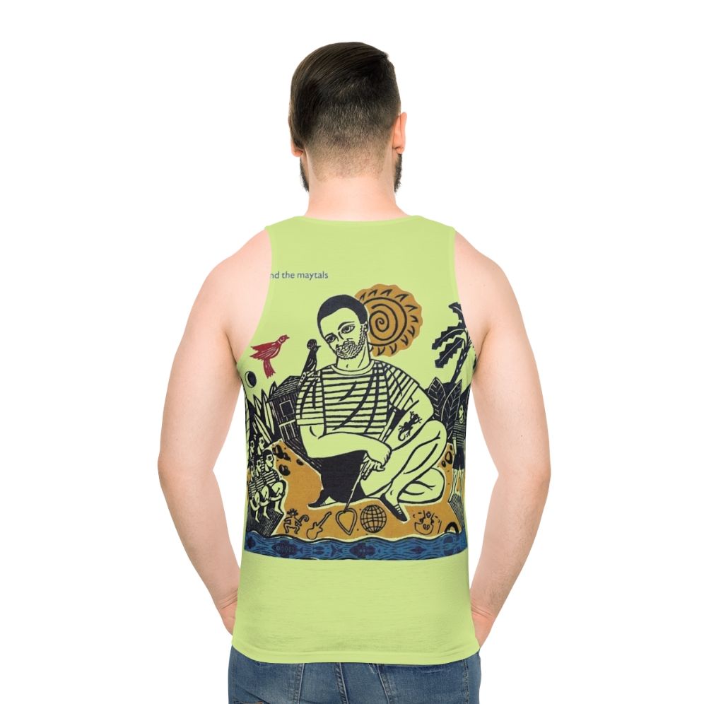 Unisex reggae tank top with Toots and the Maytals design
