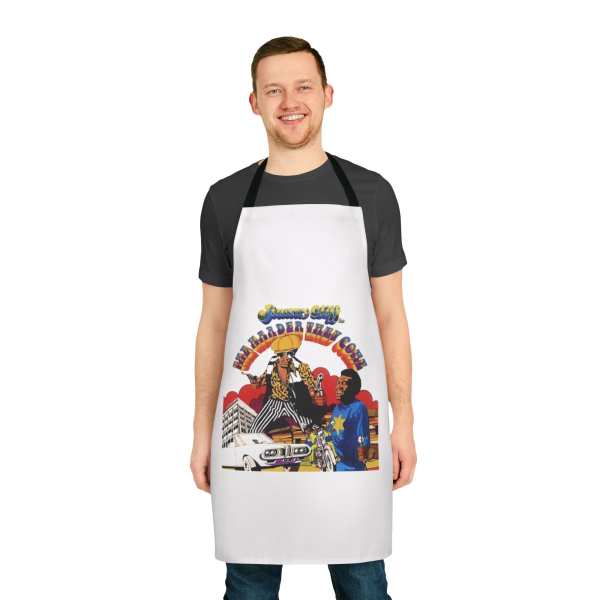 Apron featuring The Harder They Come album artwork