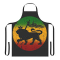 Apron featuring a vibrant lion of Judah reggae music design