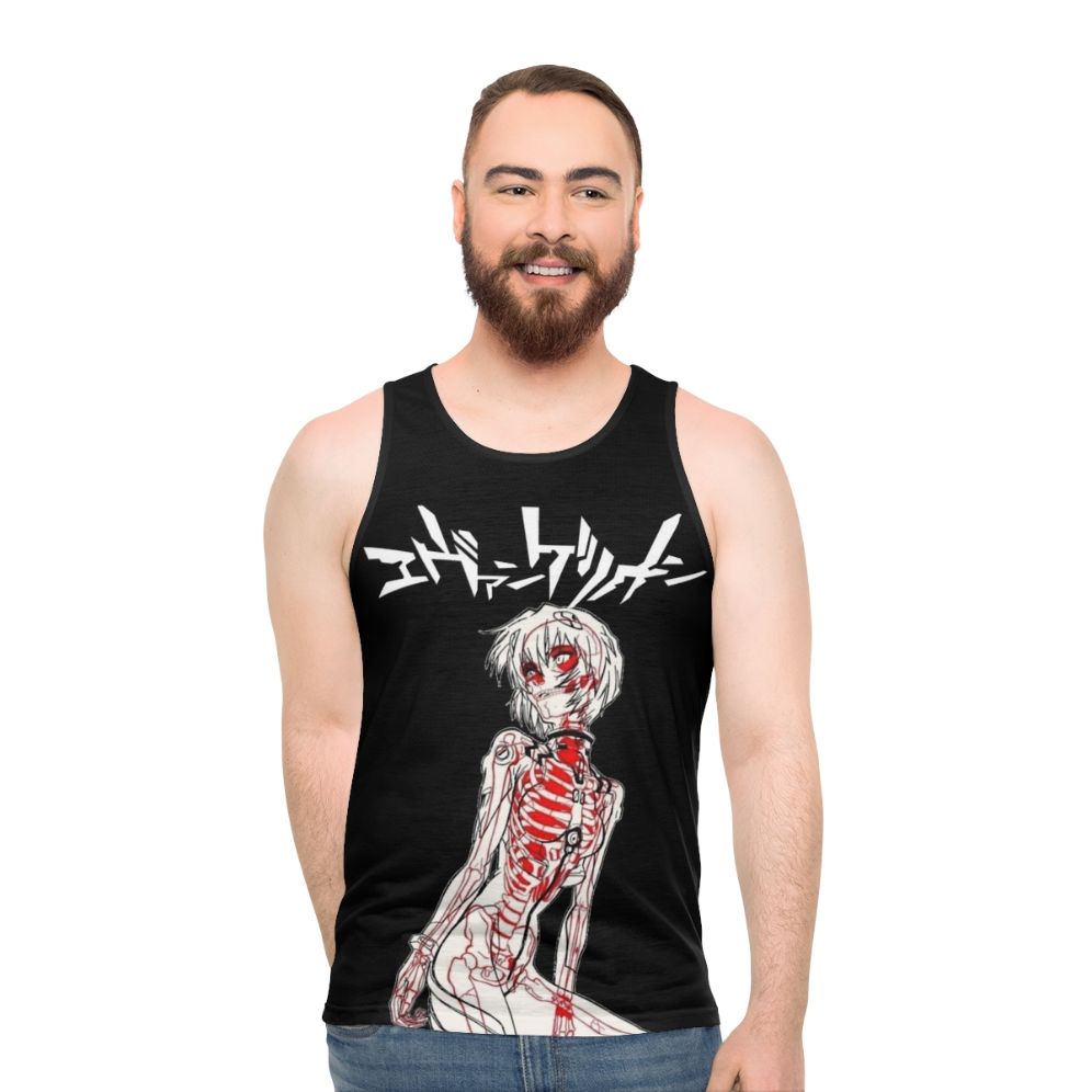 Rei Ayanami X-Ray Unisex Tank Top