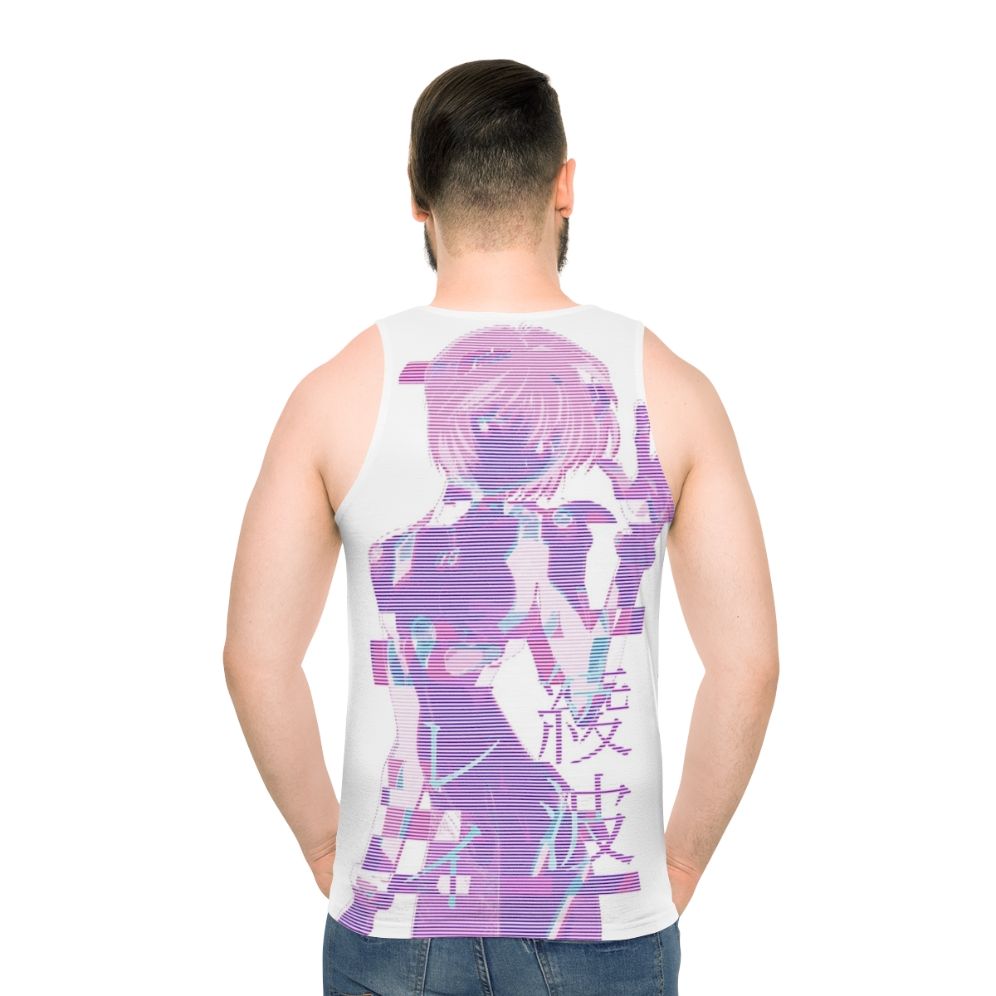 Rei Ayanami Vaporwave Unisex Tank Top