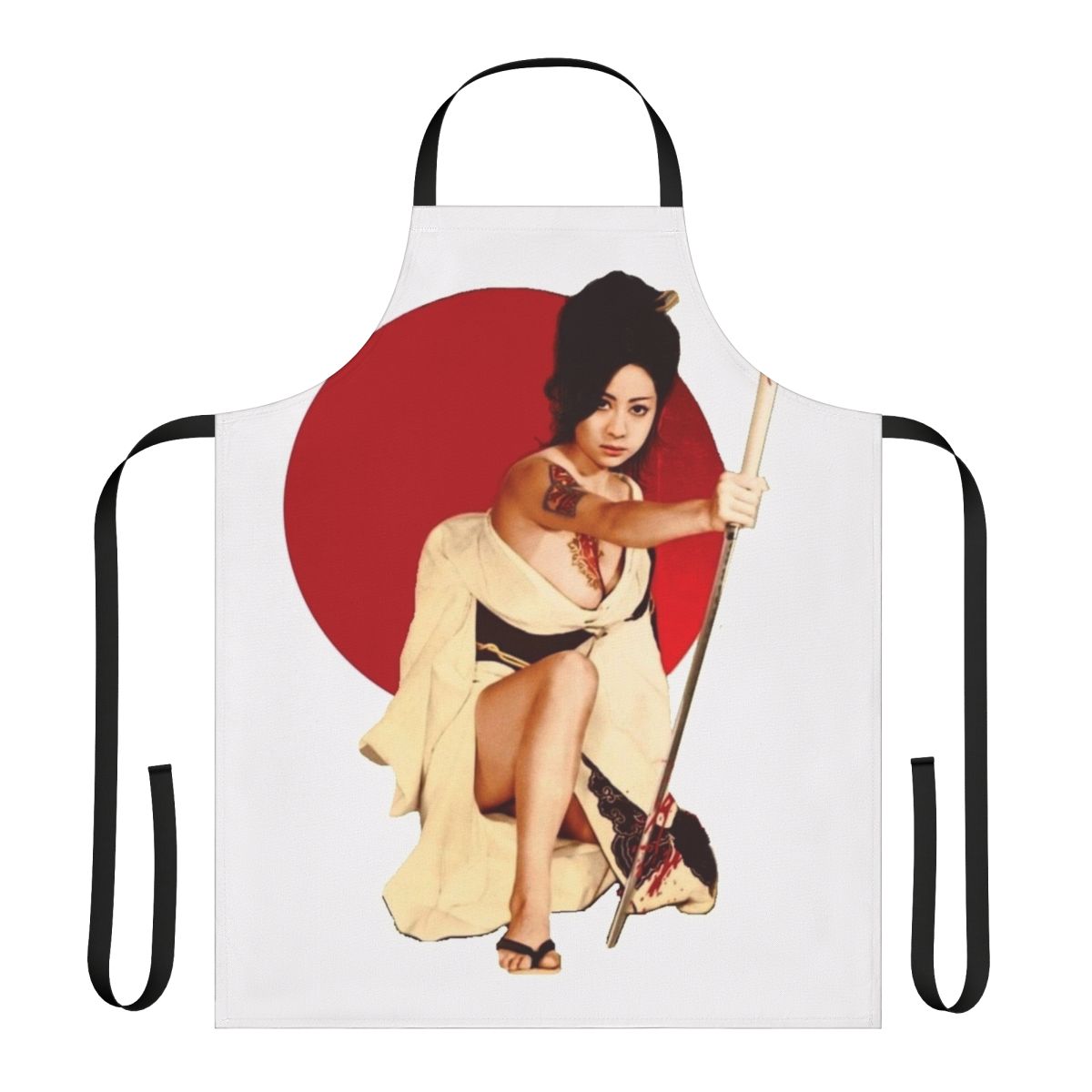 Reiko Ike Inspired Apron - Showcase Your Passion for Classic Japanese Films