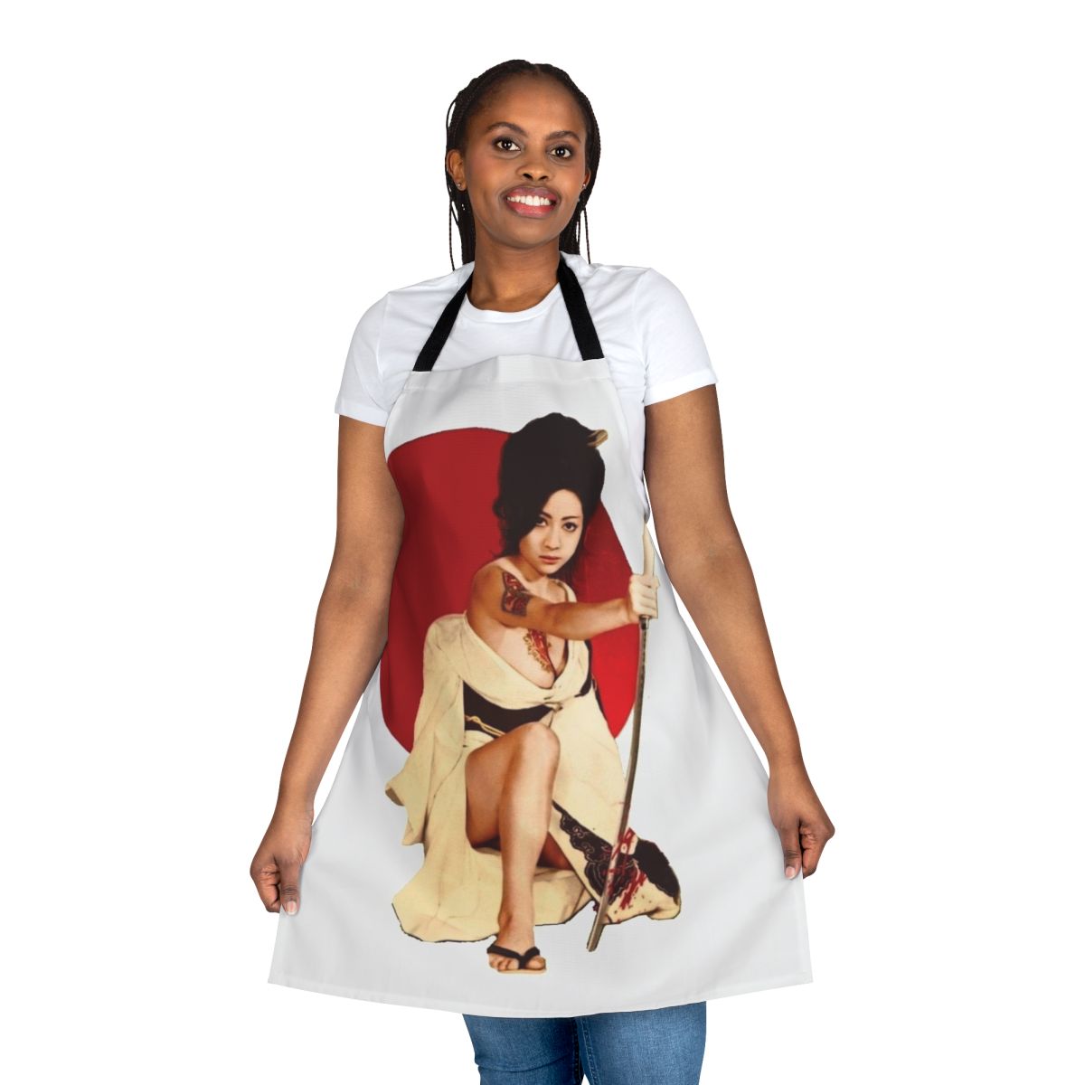 Reiko Ike Inspired Apron - Showcase Your Passion for Classic Japanese Films