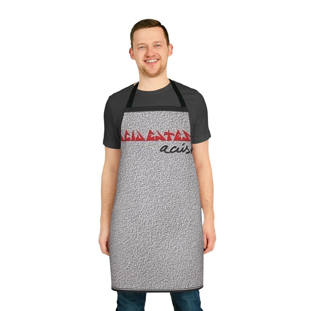 Reincidentes acoustic album inspired apron with band name and image