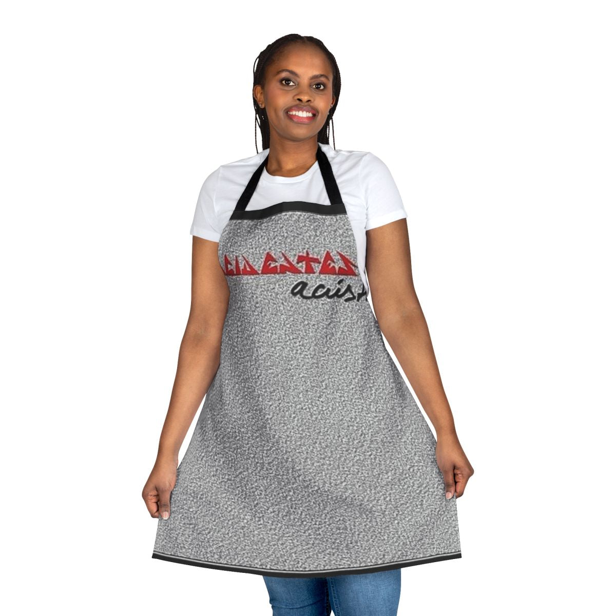 Reincidentes acoustic album inspired apron with band name and image