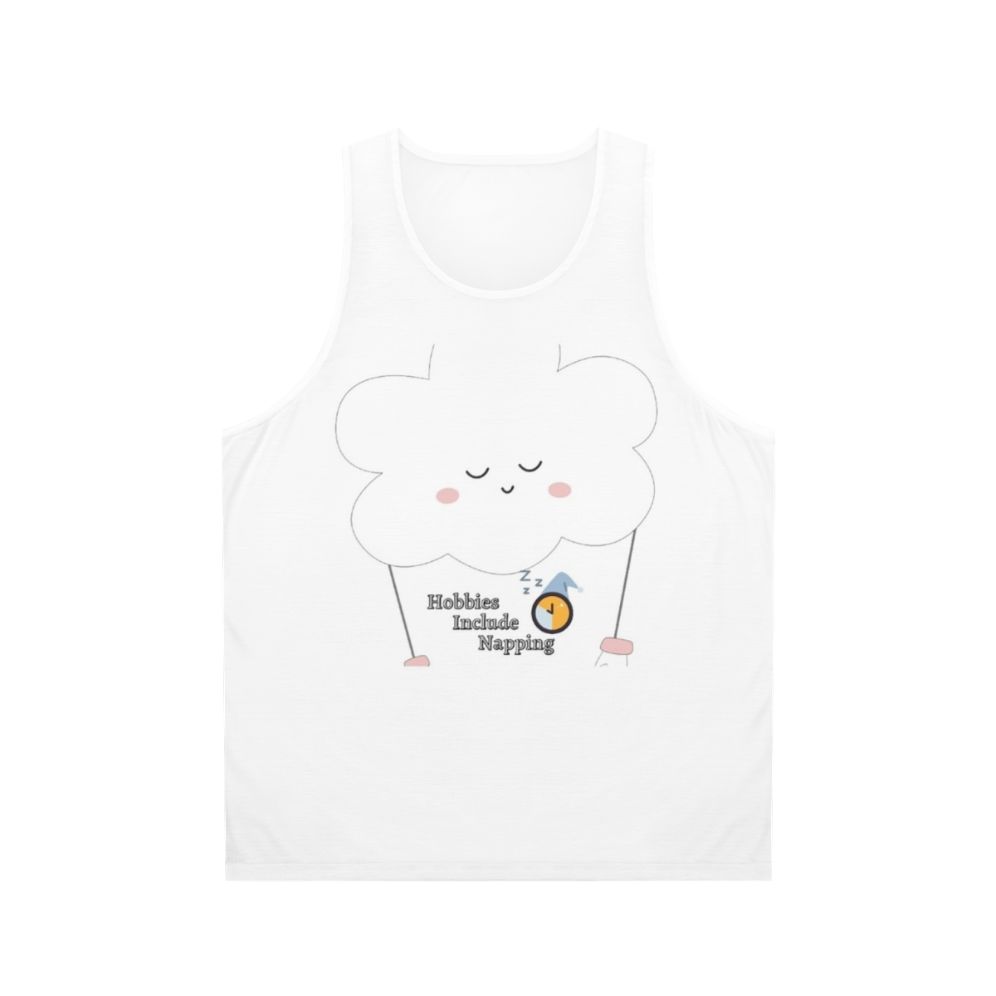 Relatable napping tank top design