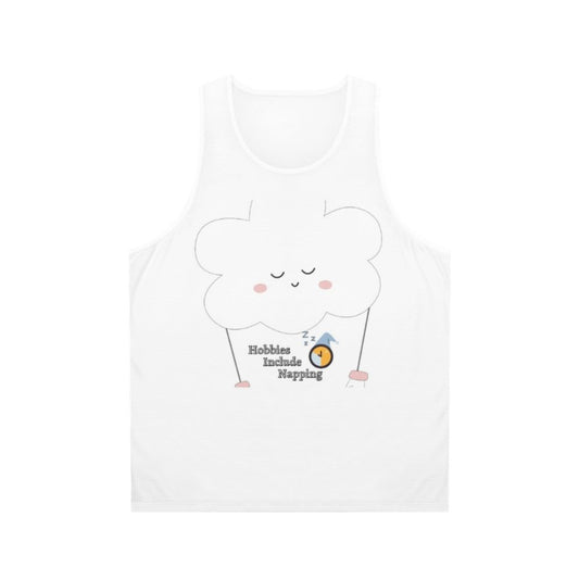 Relatable napping tank top design