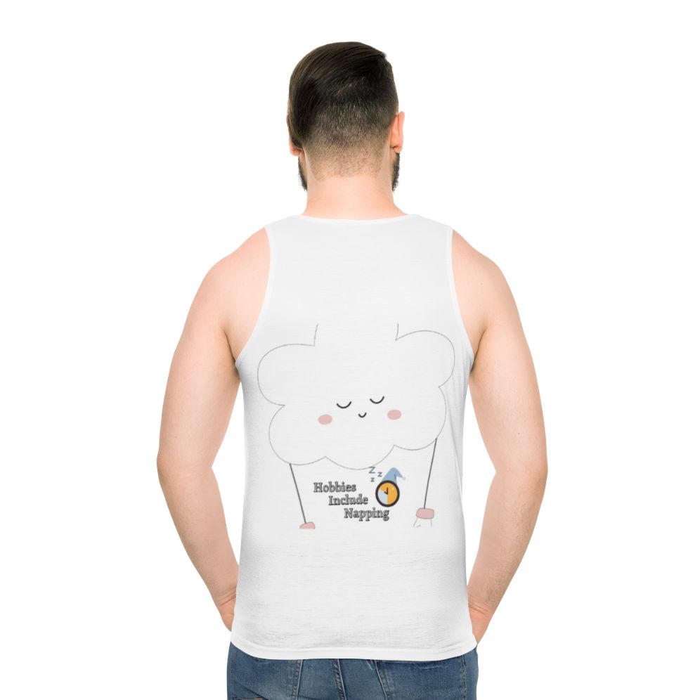 Relatable napping tank top design