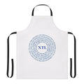 Relaxed fit apron with design inspired by lyrics from indie rock band The National