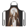 Apron featuring the religious vision of St. Bernadette Soubirous