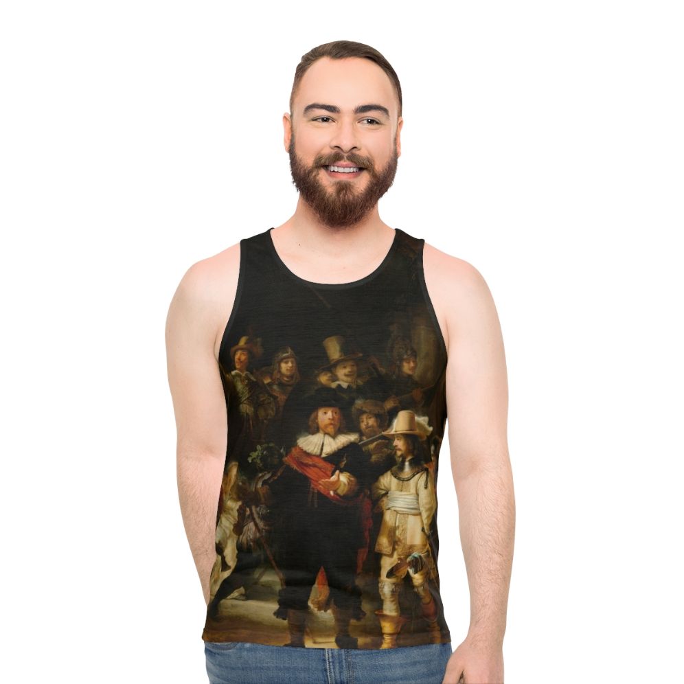 Rembrandt's The Night Watch Nachtwacht Unisex Tank Top