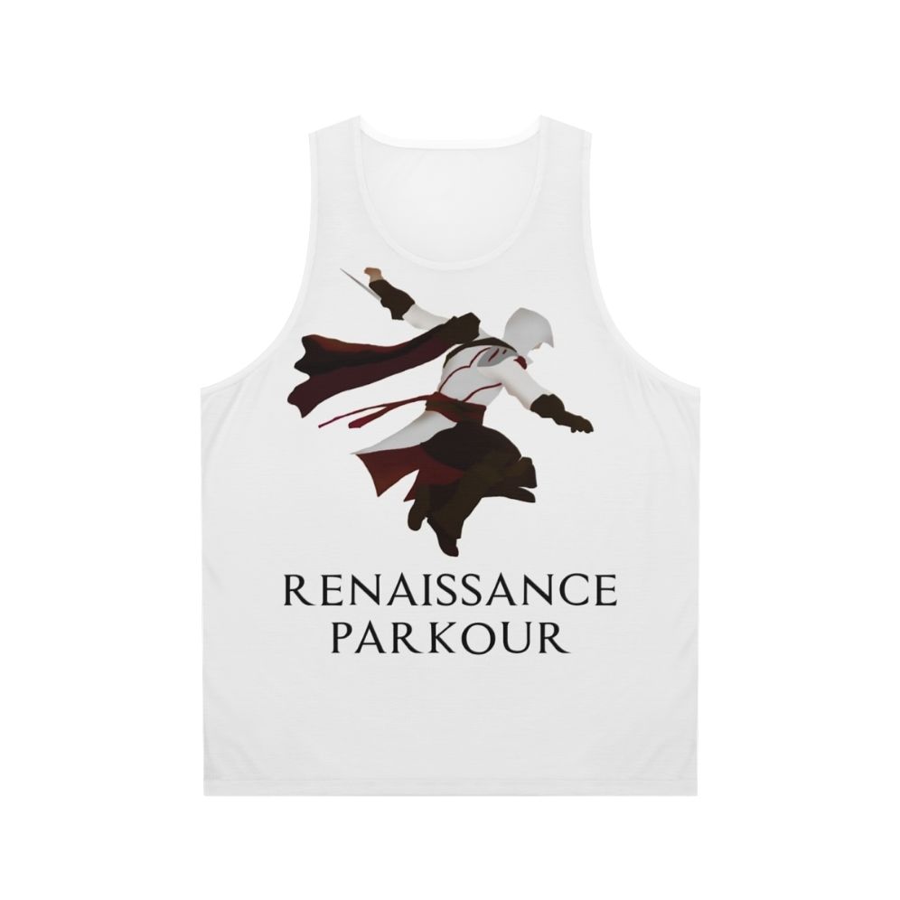 Renaissance Parkour Assassin Video Game Unisex Tank Top