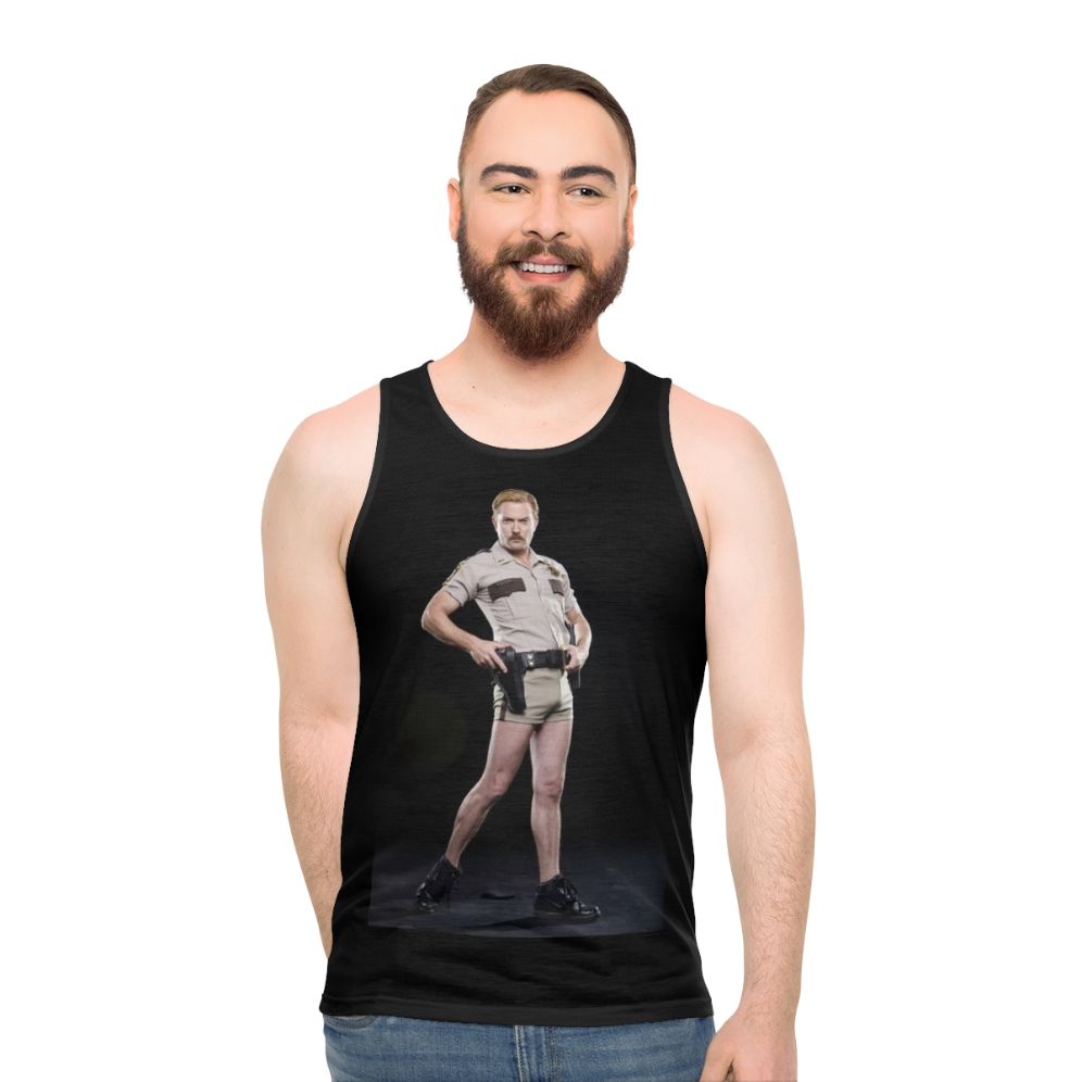 Reno 911 Jim Dangle Unisex Tank Top