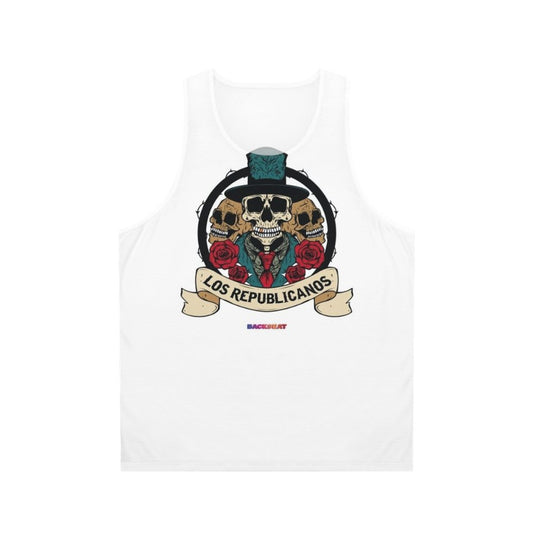 Republican emblem unisex tank top