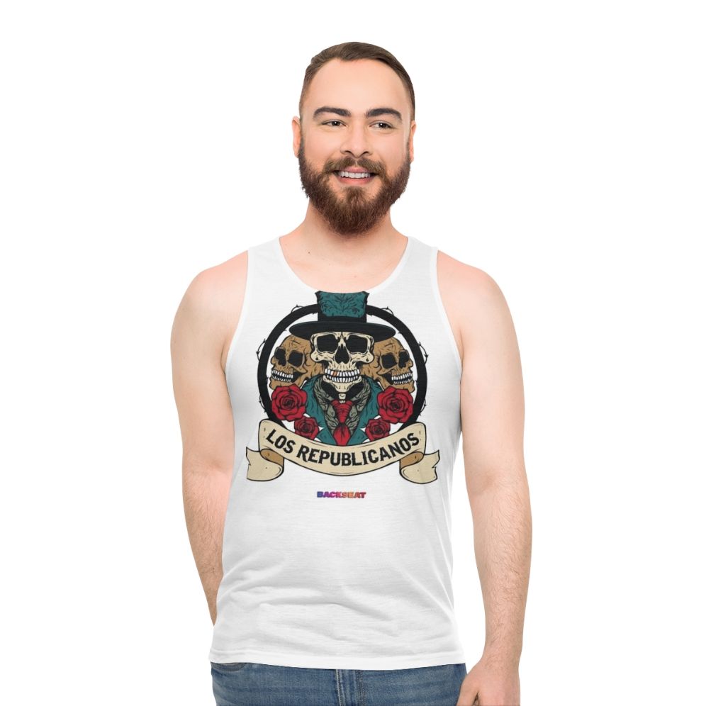Republican emblem unisex tank top