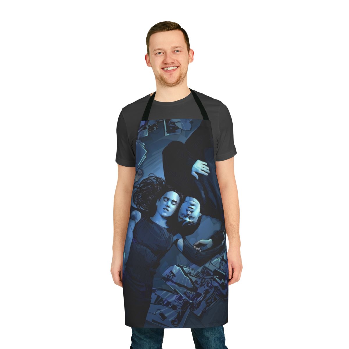 Requiem for a Dream Inspired Apron featuring the iconic film's imagery and symbolism
