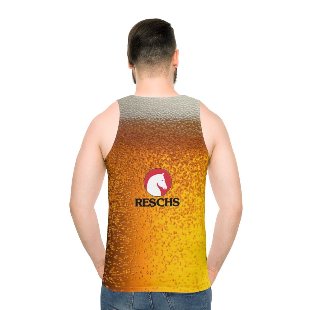 Reschs Beer Horse Unisex Tartan Tank Top