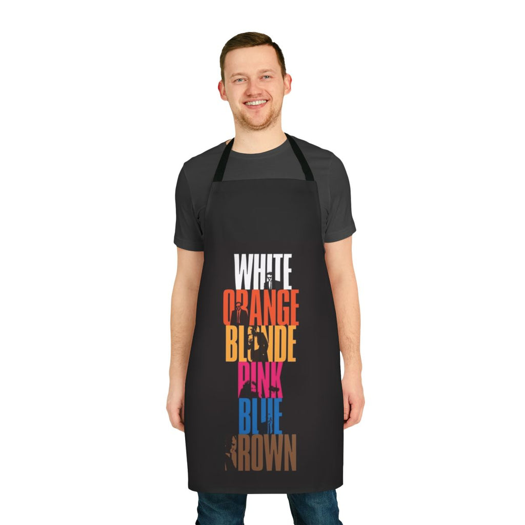 Reservoir-inspired apron with minimalist design for movie lovers