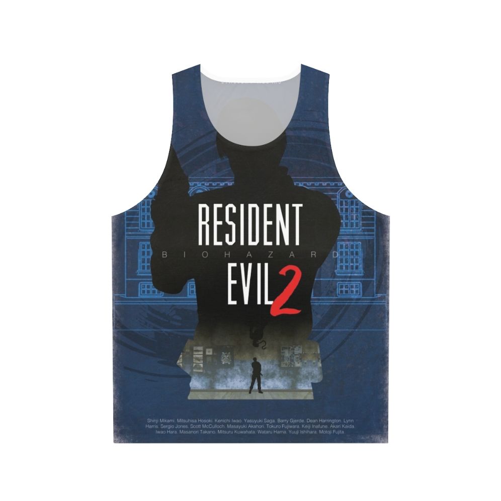 Resident Evil 2 Minimalist Licker Art Unisex Tank Top
