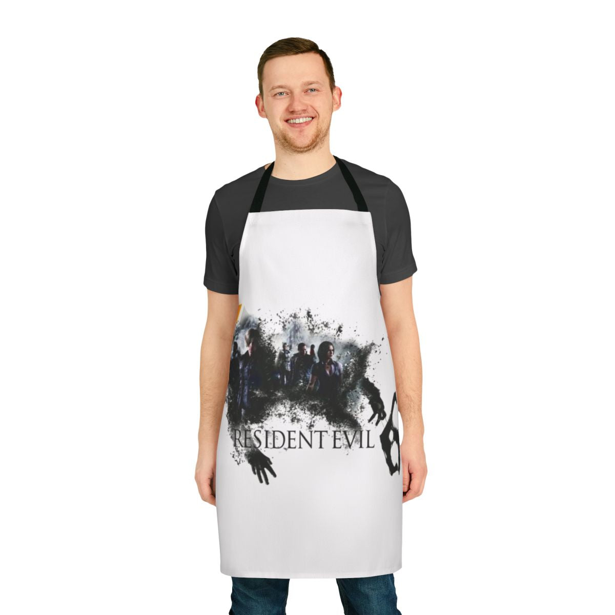 Horror gaming merchandise - Resident Evil-inspired Biohazard apron