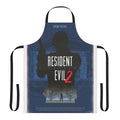 Resident Evil inspired minimalist art graphic on an apron