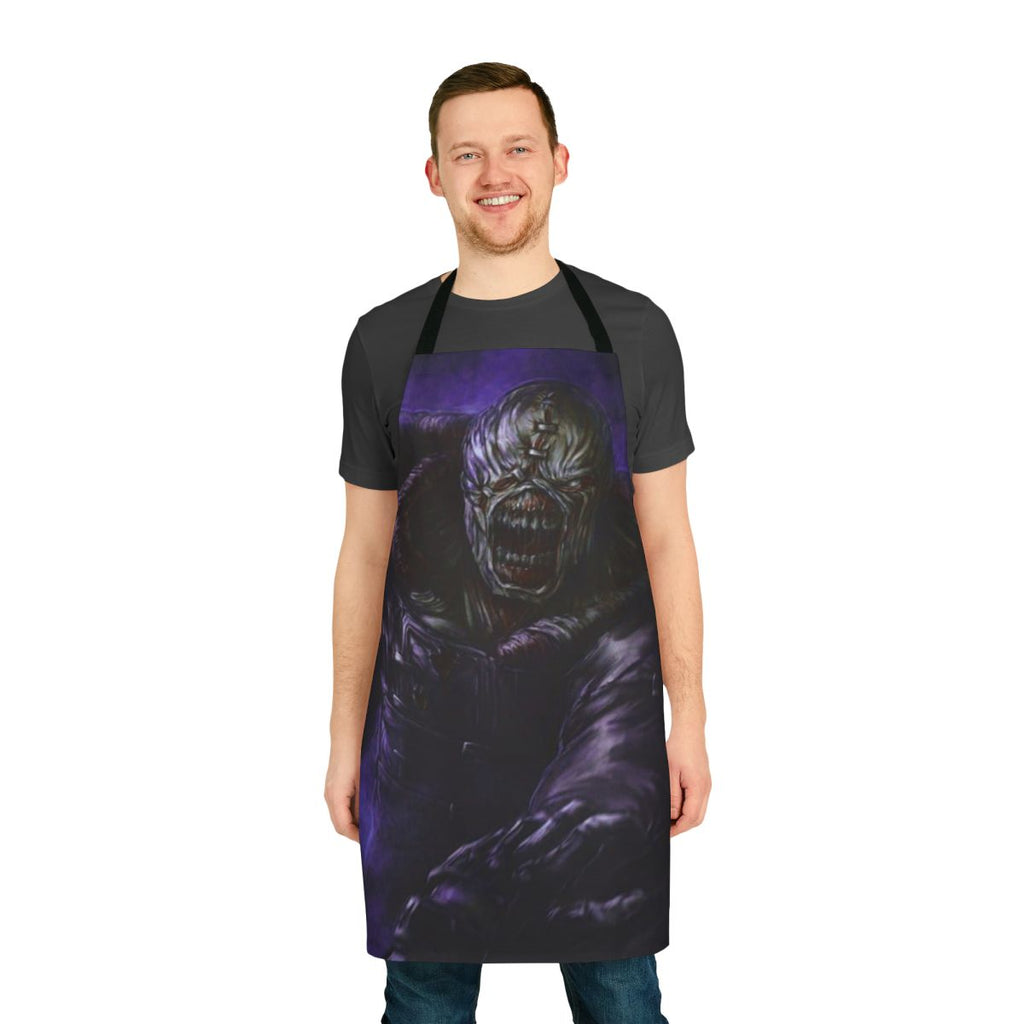 Resident Evil Nemesis-Themed Apron with Iconic Character Design