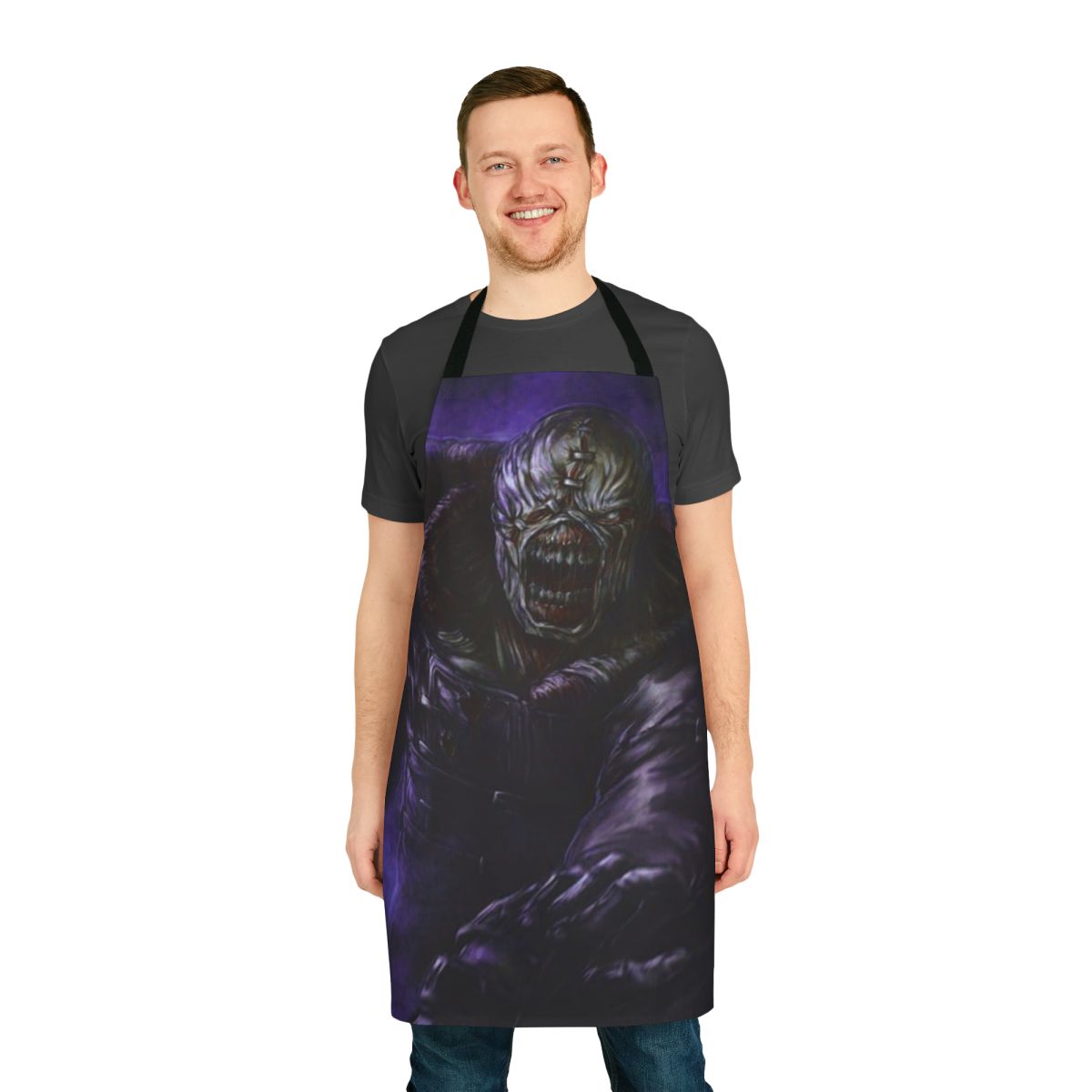 Resident Evil Nemesis-Themed Apron with Iconic Character Design