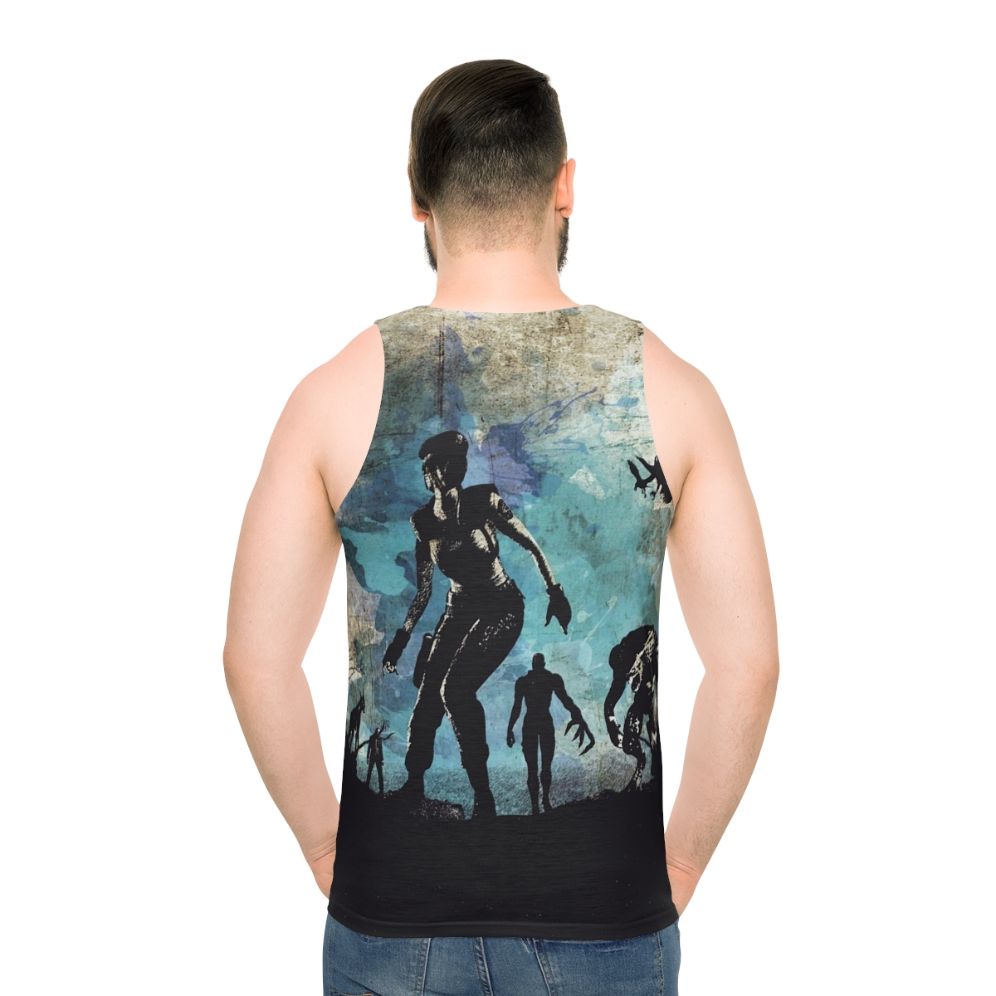 Resident Evil Jill Valentine Minimalist Art Unisex Tank Top