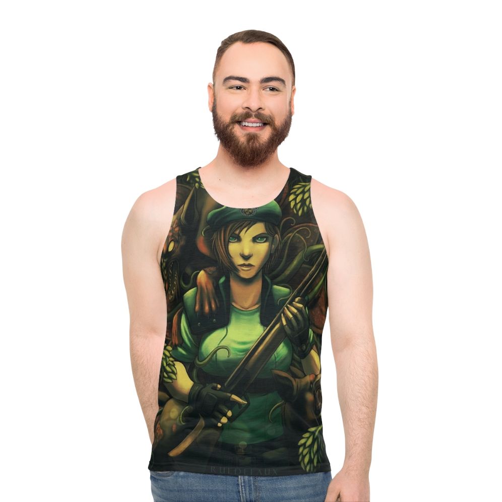Resident Evil Jill Valentine Horror Game Tank Top