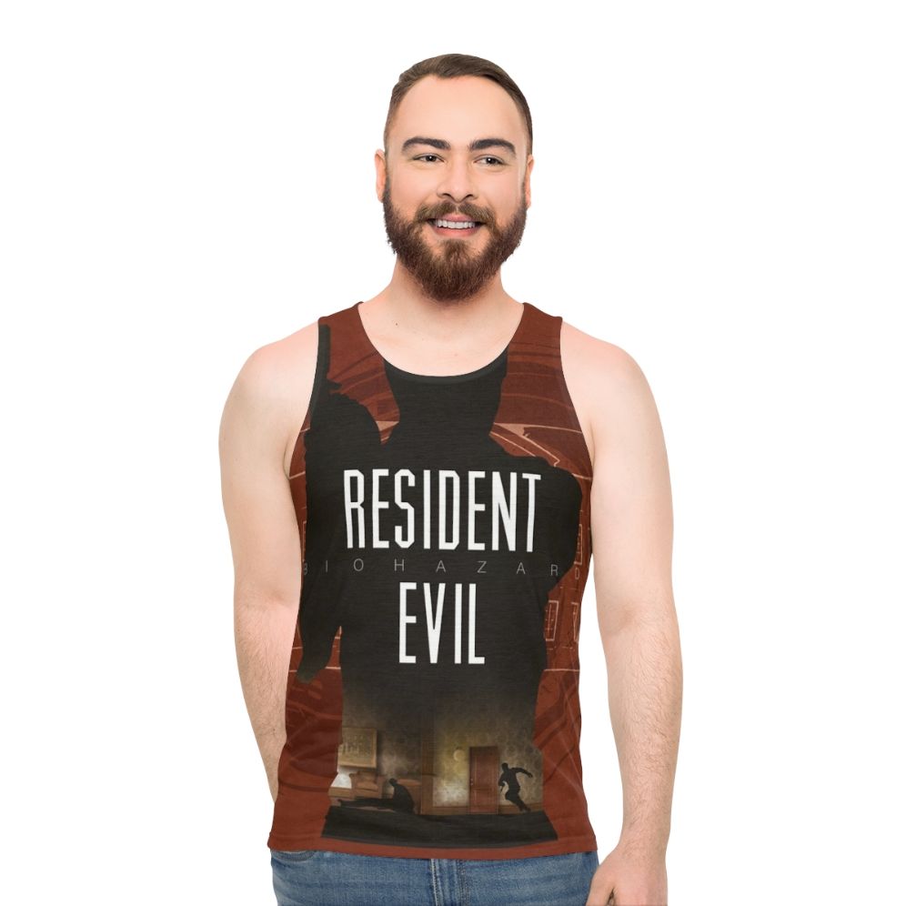 Resident Evil Minimalist Art Unisex Tank Top