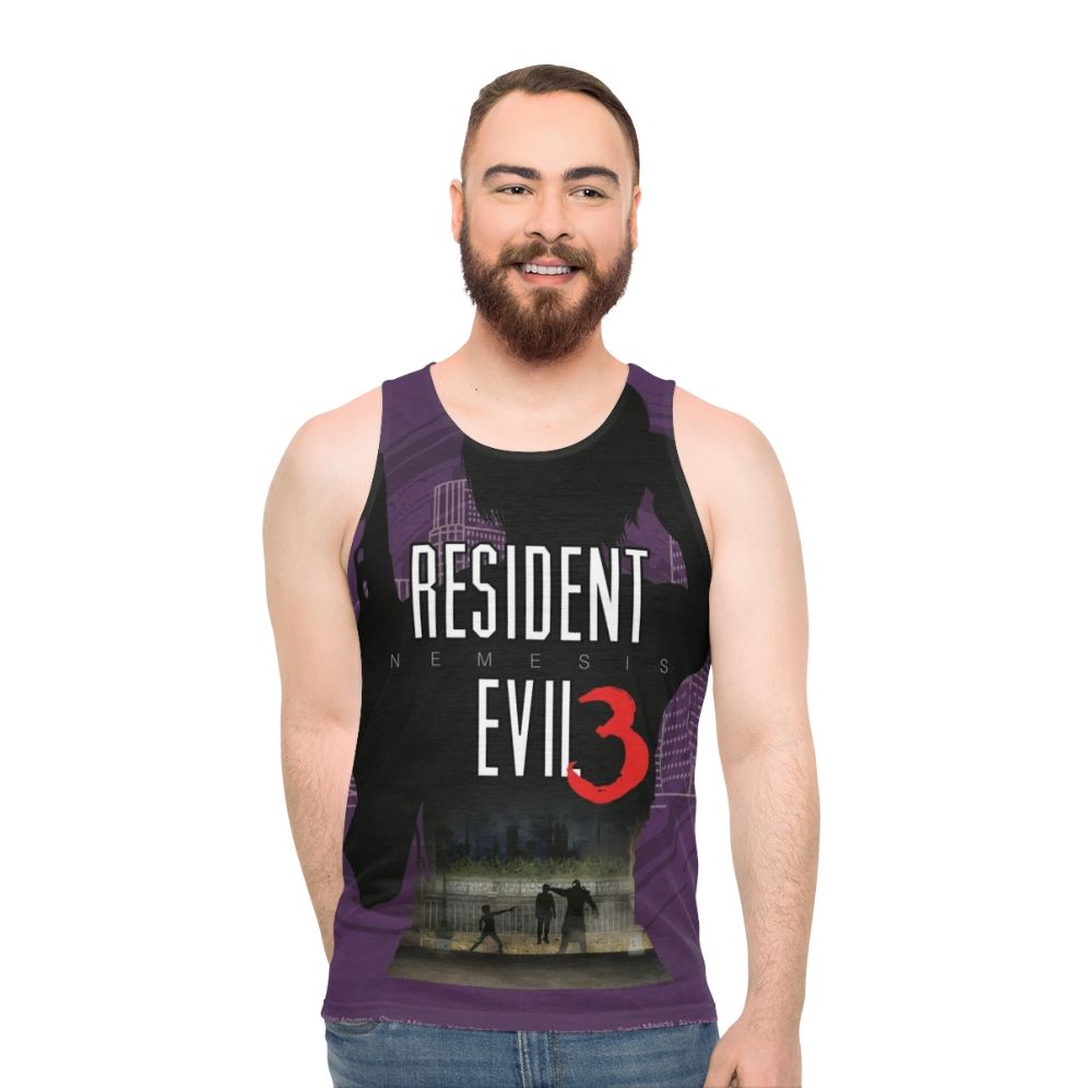 Resident Evil Nemesis Minimalist Unisex Tank Top