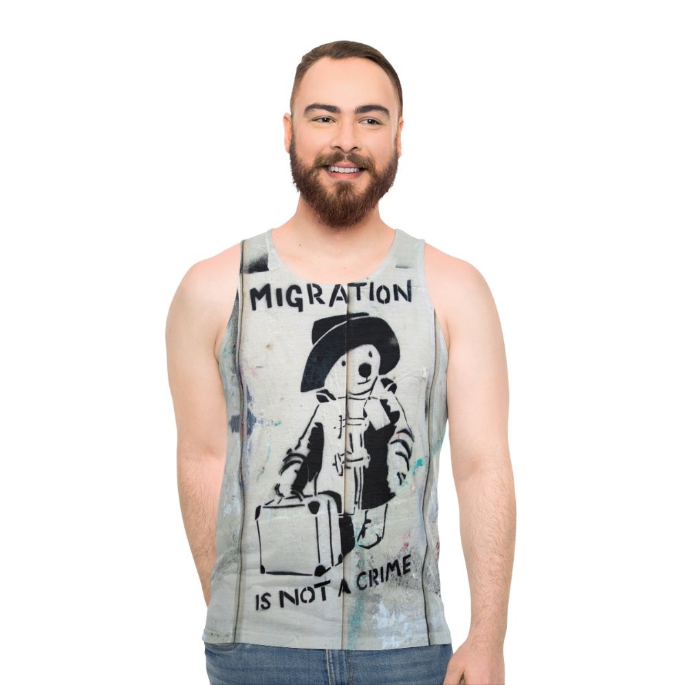 "Resist Migration Injustice" Unisex Tank Top