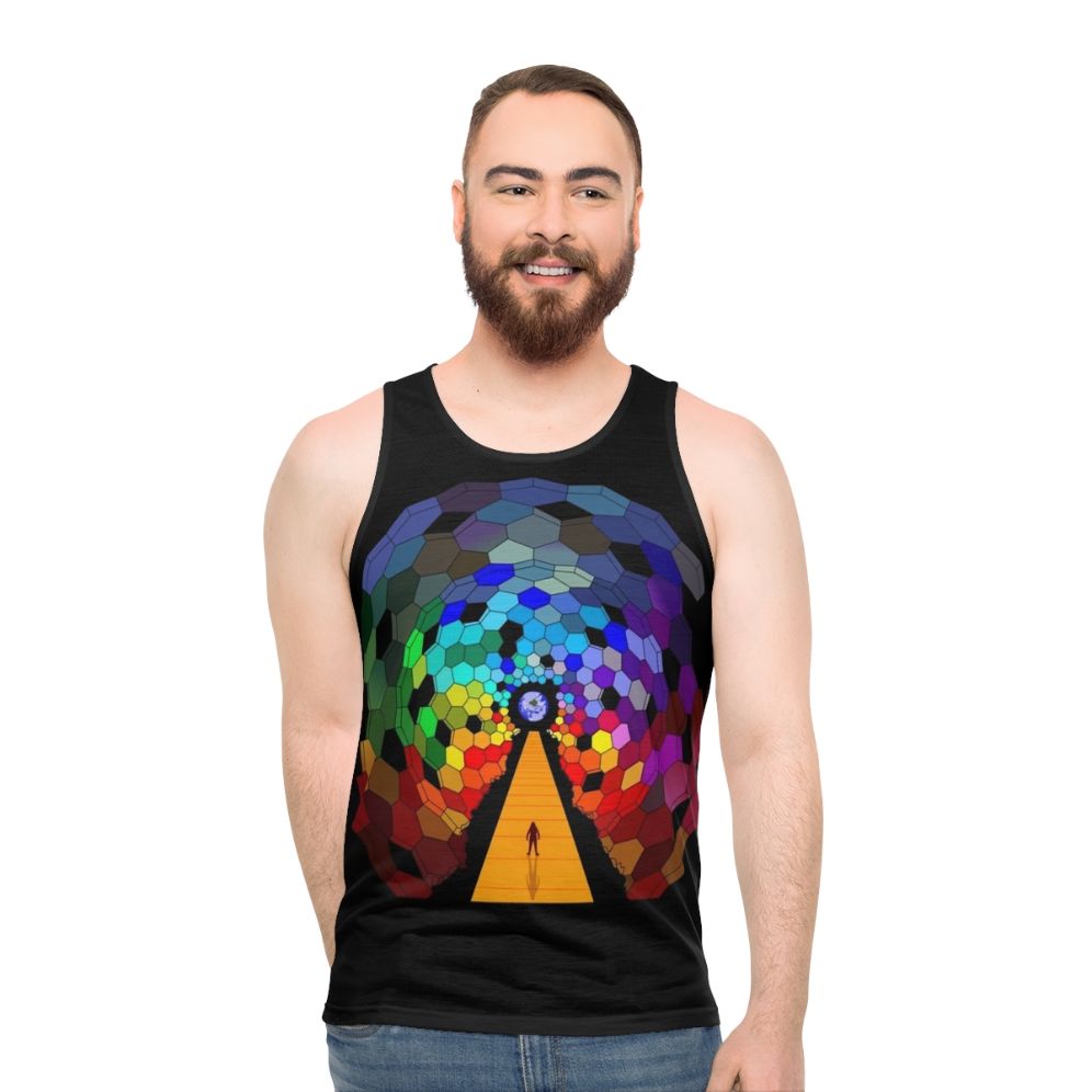 Resistance Unisex Tank Top 2 with Muse Alternative Album Cover Design
