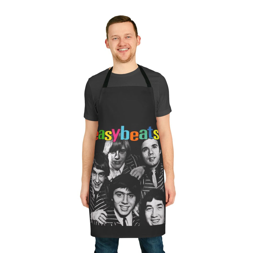 Vintage 1960s Australian rock music-themed apron