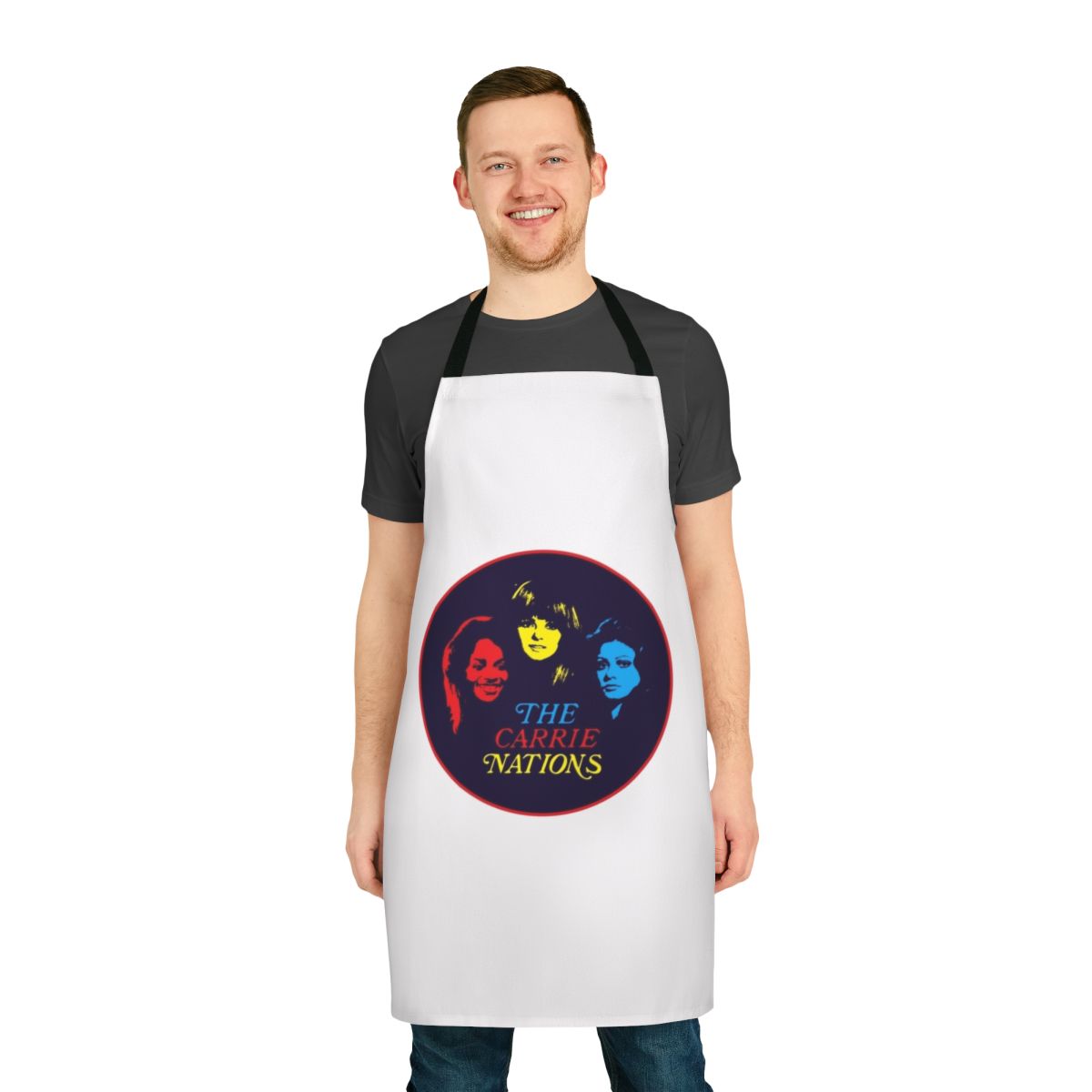 Retro 1960s pop culture-inspired apron