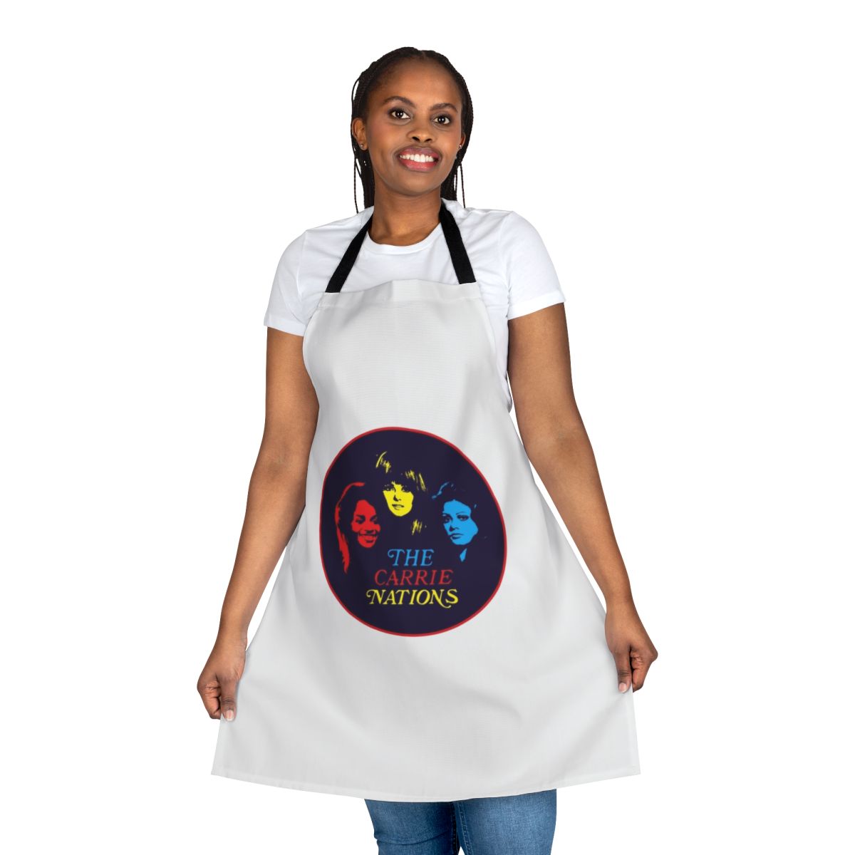 Retro 1960s pop culture-inspired apron