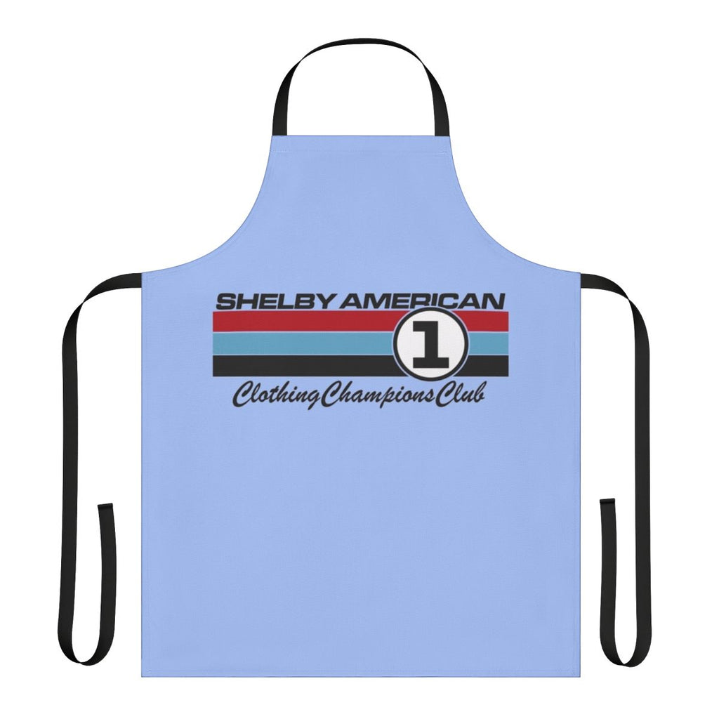 Vintage-style 1966 Le Mans inspired apron with racing car graphics
