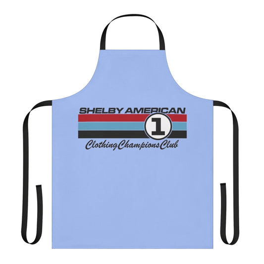 Vintage-style 1966 Le Mans inspired apron with racing car graphics