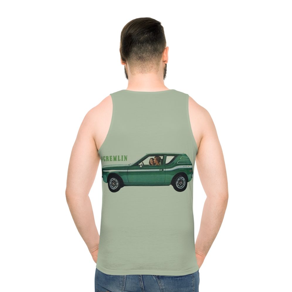 Retro 1970s AMC Gremlin unisex tank top