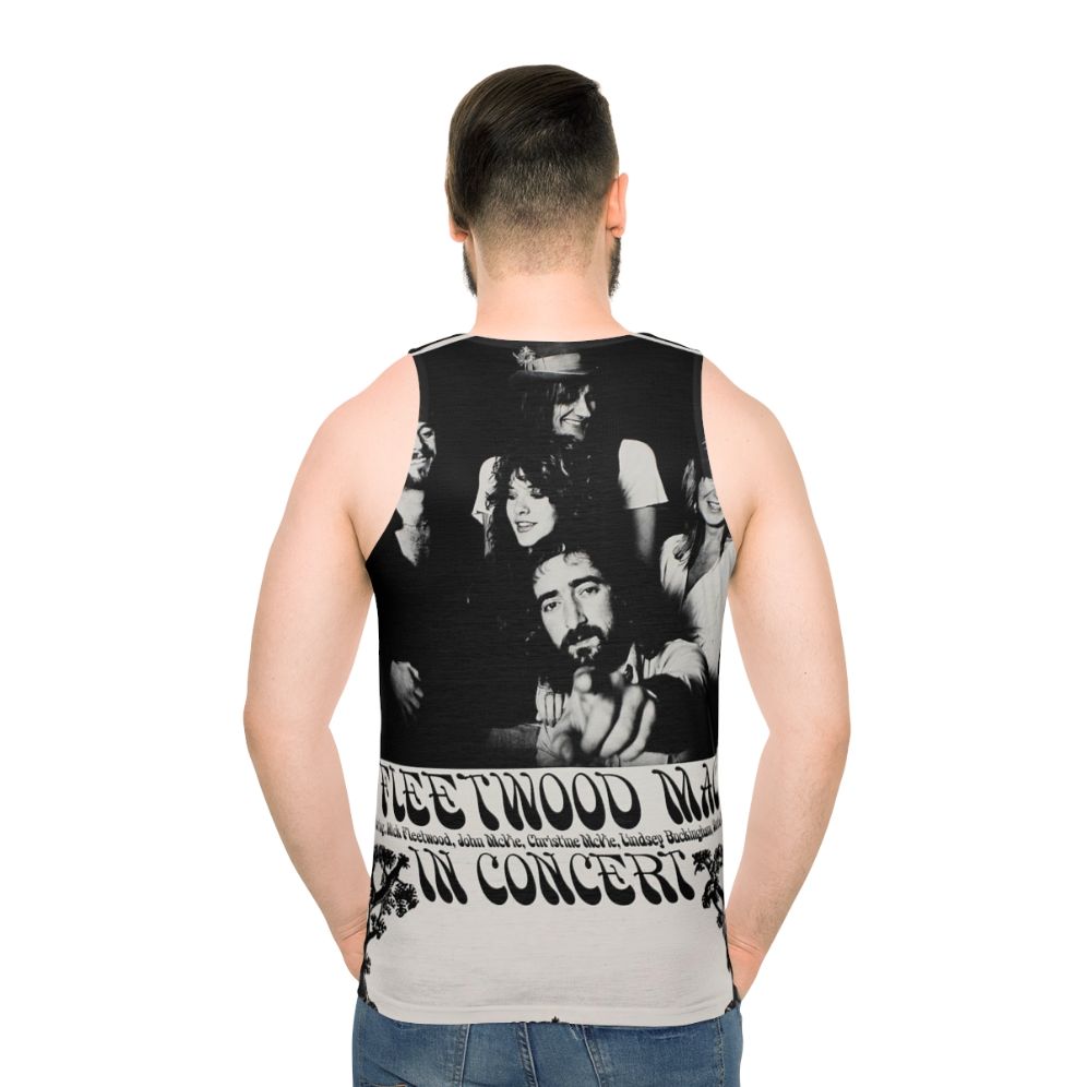 Retro 1970s concert unisex tank top