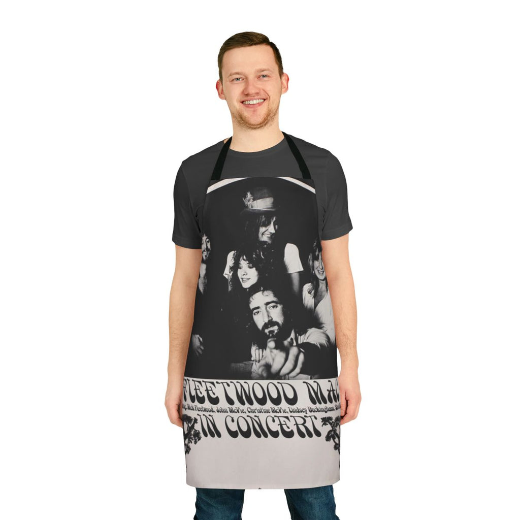 Retro 1975 concert apron featuring a vintage 70s album cover design