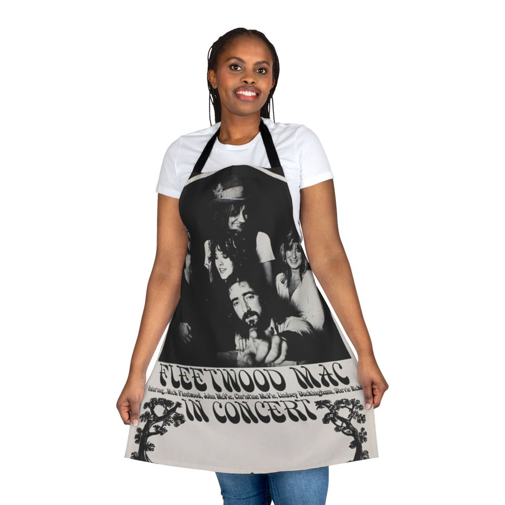Retro 1975 concert apron featuring a vintage 70s album cover design