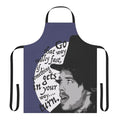 Cooking apron with 1980s movie quotes and characters